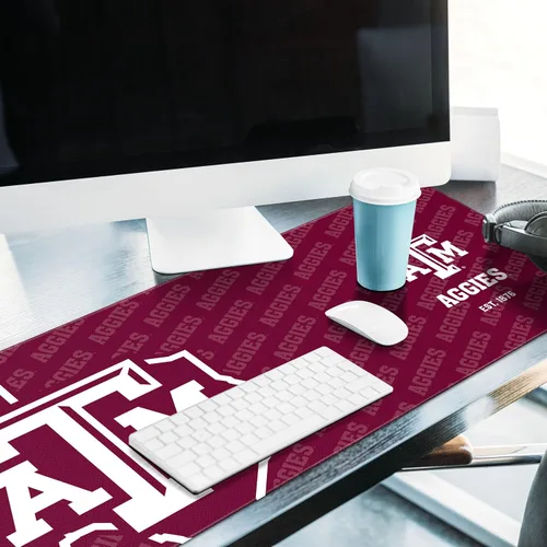 Miniatura 3 de YouTheFan Almohadilla de escritorio NCAA Texas A&M Aggies Logo Series