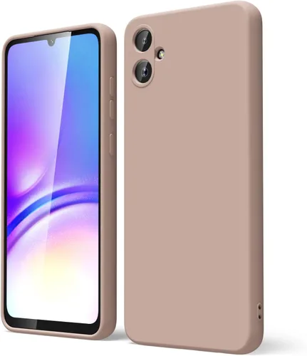Miniatura 258 de oakxco Funda para teléfono Samsung Galaxy A12 con agarre de silicona líquida, linda delgada fina suave cubierta de gel de goma TPU lisa para mujeres