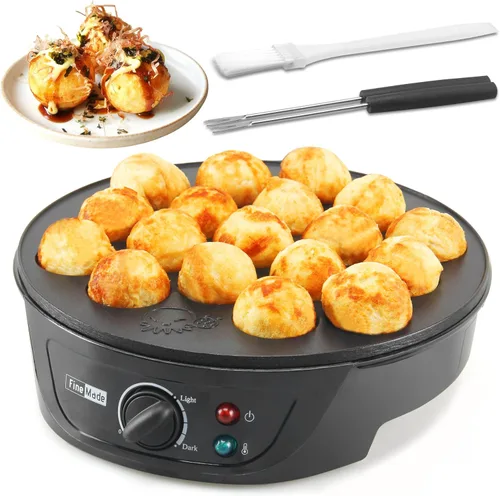 Miniatura 11 de FineMade Máquina para Hacer Waffles Belga con Placas Desmontables, Waflera Eléctrica, Gran Plancha para Waffles, Prensa para Panini de 3 en 1