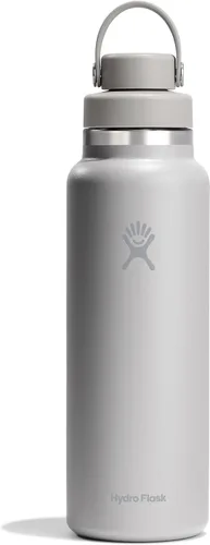 Miniatura 47 de Hydro Flask Botella de agua – Acero inoxidable aislado – Tapa de boca ancha para chug, antiderrames, a prueba de fugas en rocío de 40 onzas Dew