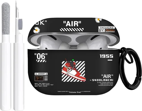 Miniatura 25 de Gedicht Funda para Airpods Pro, lindo diseño de fútbol de TPU suave fundas para Airpods Pro 1ª generación, a prueba de golpes para Airpods Pro 2019