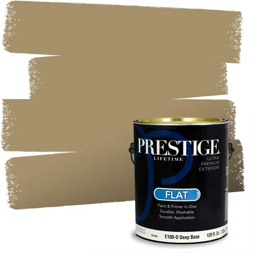 Miniatura 44 de PRESTIGE Paints Exterior Paint and Primer In One, 1-Gallon, Satin, Comparable Match of Benjamin Moore* Royal Linen* 931BM-PCM