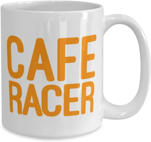 Miniatura 2 de CAFE RACER Taza de café 15oz, color blanco