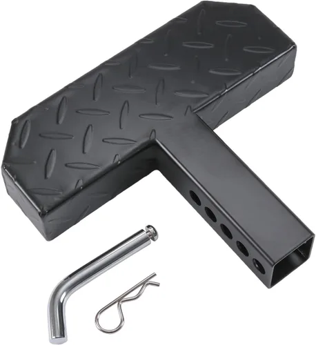 DICMIC Protector de parachoques de remolque antideslizante y óxido para la mayoría de automóviles, SUV, camionetas, con receptor de 2 pulgadas,