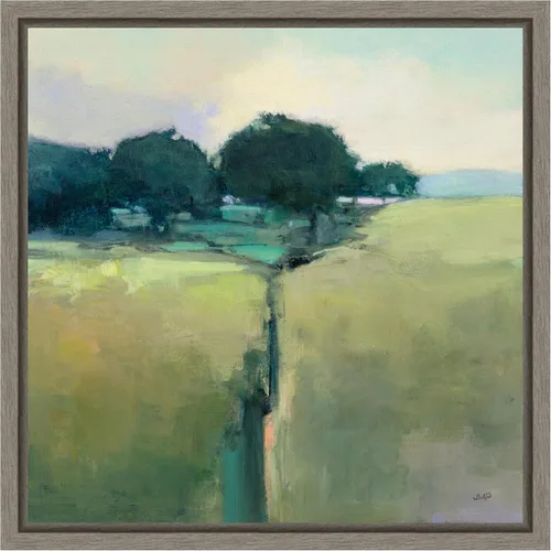 Miniatura 18 de Amanti Art Lienzo enmarcado para pared, 16 x 16 pulgadas, prado escénico de Julia Purinton, lienzo enmarcado para pared, obras de arte de paisajes