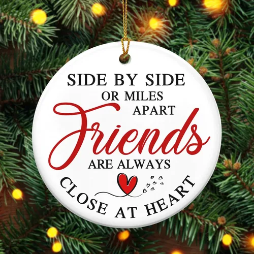 Miniatura 9 de TEEZWONDER Regalos de Navidad de Amistad para Mujeres y Hombres - Adornos de Sol de Navidad 2025 - Regalos de Vida Natural para Amigas, Adorno