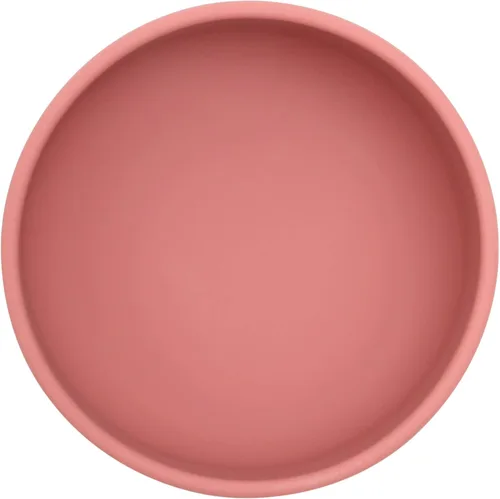 Miniatura 4 de dollop Tazón de succión de silicona, sin BPA, apto para lavavajillas y microondas (rosa polvoriento)
