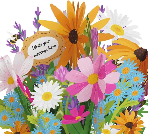 Miniatura 2 de Lovepop Ramo de Flores de Papel Desenfundable de Todos los Días para Ella y Él - Tarjetas de Felicitación 3D para Niños, Niñas, Hombres, Mujeres