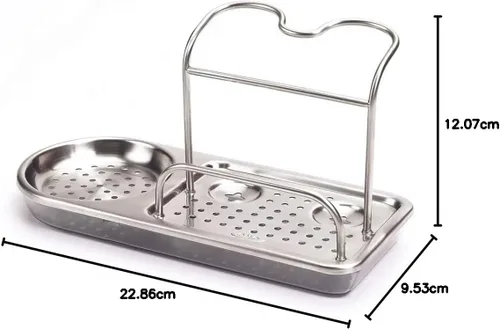 Miniatura 5 de OXO Good Grips caja para fregadero de acero inoxidable, gris, A