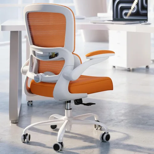 Miniatura 8 de Silla de oficina – Silla de escritorio ergonómica con soporte lumbar ajustable, silla de computadora de malla, silla ejecutiva para oficina en casa