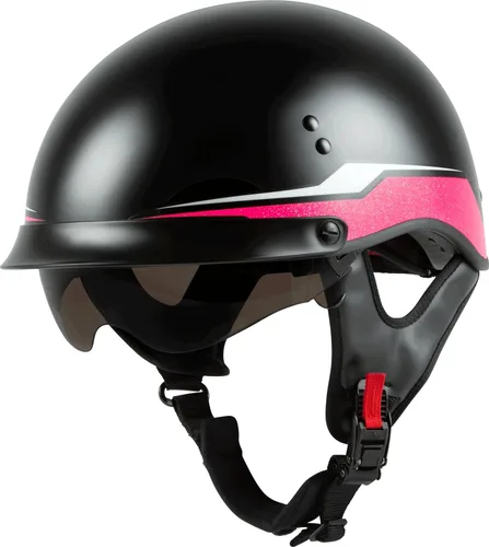 Miniatura 16 de GMAX Medio casco de retribución HH-65 - Aprobado por FMVSS 218