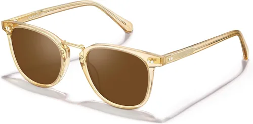 Miniatura 7 de CARFIA Gafas de sol polarizadas pequeñas para mujer, hechas a mano, marco de acetato, gafas de sol retro CA5015