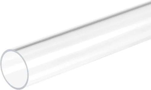 Miniatura 43 de MECCANIXITY Tubo acrílico rígido redondo tubo transparente 0.236 in ID 0.315 in OD 12.008 in longitud para lámparas y linternas, sistema