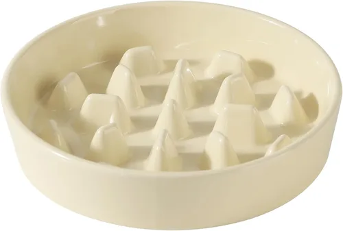 Miniatura 63 de Havniva Tazón de cerámica de 0.9 tazas para perros de alimentación lenta para perros pequeños, alimentador lento para mascotas de 6.1 pulgadas, 1 x