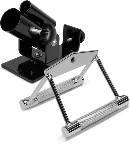 Miniatura 13 de Yes4All Exercise Machine Adjustable T Bar Row Attachment, D Row Handle/Landmine Handle Attachment with Textured Rubber Handles A. Negro - Plataforma