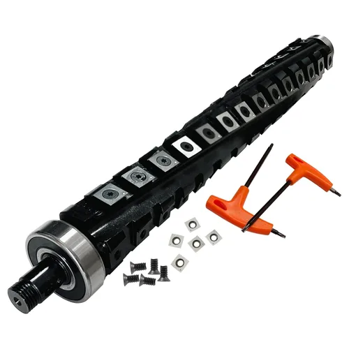 Miniatura 4 de FOXBC Cabezal de corte helicoidal en espiral de 12-1/2 pulgadas para cepilladora DeWalt DW733 DW734