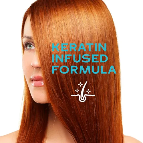 Miniatura 5 de KERACOLOR Acondicionador sin enjuague de queratina para spray tratado con aceite desenredante para cabello rizado, parabenos sin gluten y vegano