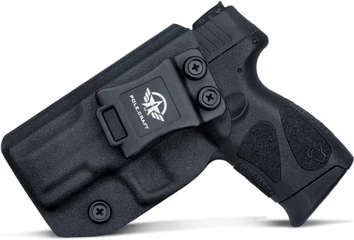 Miniatura 11 de Funda para arma Taurus G2C, Kydex IWB personalizada: Taurus G2C 9mm y pistola Millennium PT111 G2 / PT140 - Portador oculto en la cintura
