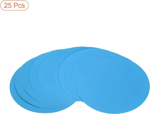 Miniatura 62 de PATIKIL Papel de cartón redondo de 5.9 pulgadas, 25 unidades de círculos de disco en blanco para decoración de fiestas, manualidades, manualidades