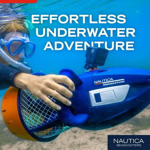 Miniatura 2 de Nautica Navigator and Skipper Underwater Seascooters, Designed for Younger Recreational Divers and Snorkelers