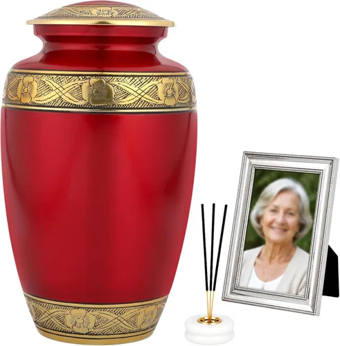 Miniatura 33 de Urnas para cenizas humanas adultas, mujeres y hombres de más de 200 pulgadas cúbicas, urna decorativa de entierro, urnas de cremación funeraria