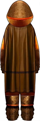 Miniatura 3 de Disfraz de gato con botas para adultos, pijama unisex con capucha de gatito, sudadera con capucha para Halloween
