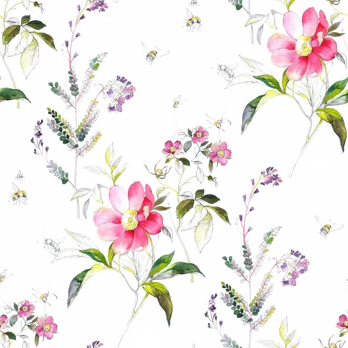 Miniatura 2 de A-Street Prints Mural de pared Sinclair rosa