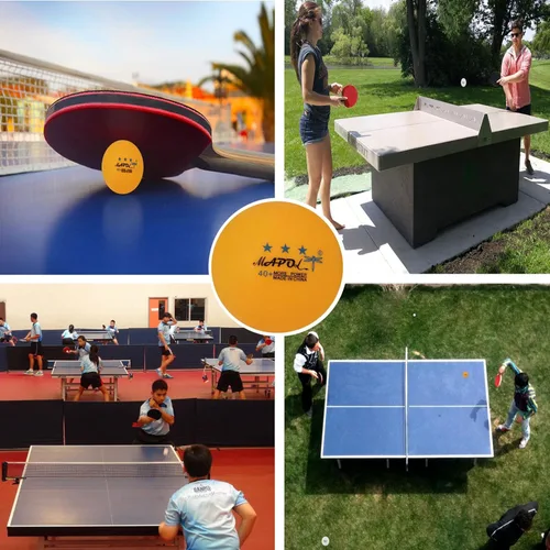 Miniatura 6 de MAPOL 200 pelotas de tenis de mesa, pelota de entrenamiento avanzado de 3 estrellas, pelotas de ping pong a granel para deportes