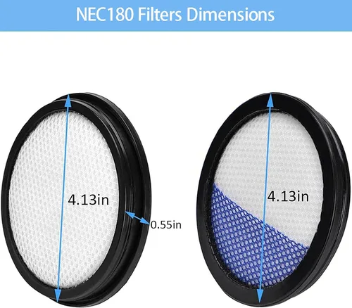Miniatura 3 de Filtro Rapidclean Pro solo compatible con aspiradoras Eureka Rapidclean Pro Stick NEC180, NEC280TL, NEC380, NEC480, NEC185, NEC186, NEC190.
