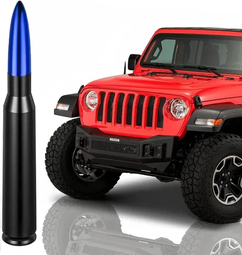 Miniatura 11 de Antena de bala de coche de 5.4 pulgadas para Ford Serie F F150 F250 F350 GMC Sierra Jeep Patriot 2007-2017 Chevy Silverado Dodge RAM 1500 2500 3500