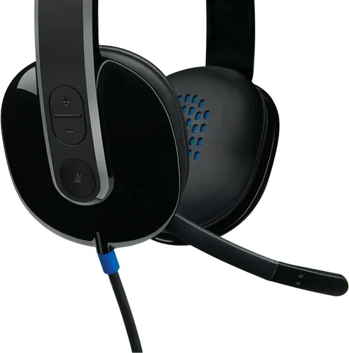 Miniatura 5 de Logitech H540 - Auriculares USB de alto rendimiento para Windows y Mac, certificados para Skype