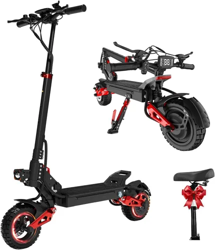 Miniatura 2 de Scooter Eléctrico Motor de 900W a 1600W Batería 48V18ah Scooter Eléctrico Plegable para Adultos Neumáticos de 11 Pulgadas Velocidad Máxima de 30 a