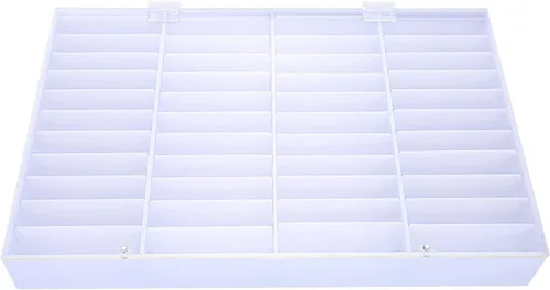 Miniatura 4 de Semme Caja de almacenamiento de puntas de arte de uñas postizas, vitrina vacía transparente para uñas, organizador de puntas de uñas, contenedor