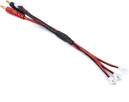 Piezas de aviones de helicóptero RC para cargador IMAX B6 B6AC 1S Lipo PH2.0 51005 Cable de carga de alimentación Cable de 0.157 in Enchufe banana