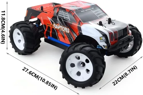 Miniatura 7 de Coche de control remoto RTR a escala 1/16 para adultos, máximo 40 Km/h Autos RC rápidos con motor sin escobillas, camión RC todoterreno de carreras