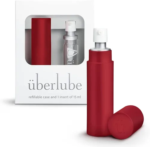 Miniatura 7 de Uberlube Red Travel & Refill Bundle - Kit de lubricante de viaje rojo + 2 repuestos, sin perfume, sin sabor, funciona bajo el agua - 1.5 fl oz