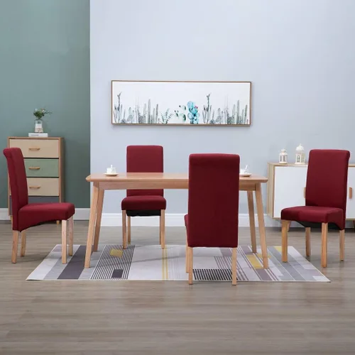 Miniatura 16 de Dining Chairs 2 Pcs Black Fabric,Living Room Dining Chairs,Counter Dining Chairs Suitable for Daily Dining Or Special Events Such As Meetings