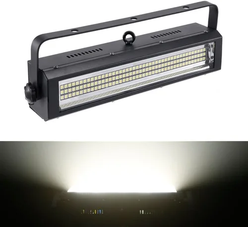 MFL. S100 132-LED Luz estroboscópica de escenario de 132 LED, iluminación de escenario blanca brillante, luz ciega y de lavado, luces de DJ para