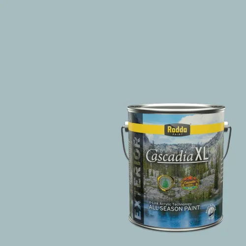 Miniatura 122 de Rodda Paint CASCADIA XL Pintura e imprimación satinada para exteriores en uno, cuarto de galón, Metropolis Mood