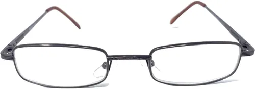 Miniatura 9 de The Winston - Gafas de lectura rectangulares de metal, unisex, medio lector, tramposos rectangulares
