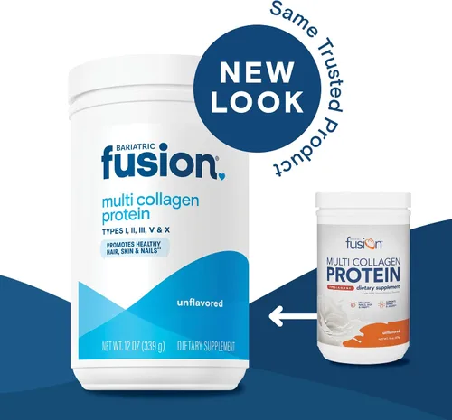 Miniatura 2 de Bariatric Fusion Polvo de proteína de colágeno múltiple sin sabor Péptidos de colágeno hidrolizados en polvo más complejo de apoyo articular