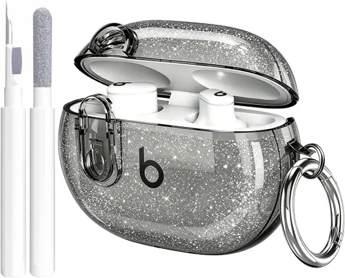 Miniatura 13 de Funda para Beats Studio Buds/Studio Buds Plus 2021/2023 con clip de cierre para hombres, GARTOO con kit de limpieza, funda protectora y lápiz