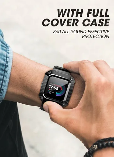 Miniatura 6 de SUPCASE Unicorn Beetle Pro - Correa de reloj para Fitbit Versa 4, Fitbit Versa 3, Fitbit Sense 2/1, correa protectora de repuesto