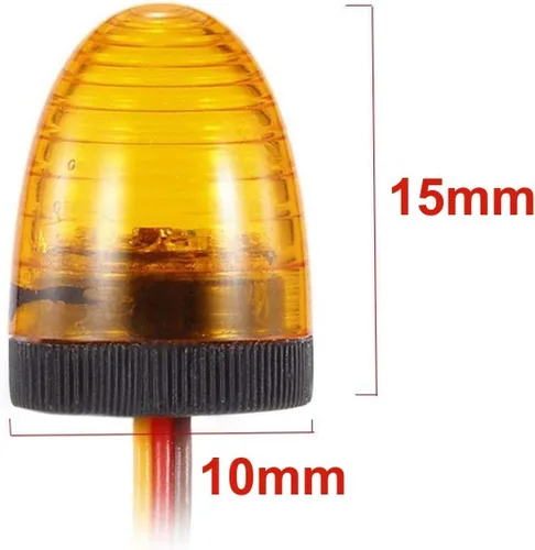 Miniatura 3 de Luz LED circular ultra brillante de policía, lámpara estroboscópica de flash giratorio, 5 modos para 1/8 1/10 1/14 RC coche extinción de incendios