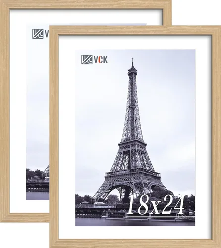 Miniatura 82 de VCK Portarretratos de madera negra de 5 x 7 pulgadas, para colgar en la pared, galería o mesa, 1 paquete