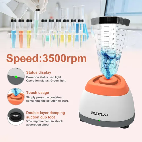 Miniatura 3 de Vortex - Mezclador de 3500 rpm, agitador de esmalte de uñas, agitador de pegamento y mezclador de pintura para esmalte de gel, pinturas acrílicas