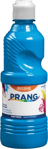 Miniatura 13 de Prang témpera líquida lista para usar Azul; Blanco; Negro; Violeta; Melocotón; Amarillo; Verde; Magenta; Marrón; Rojo; Naranja; Turquesa-Azul
