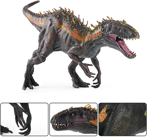 Miniatura 6 de JR PARK Juguete grande realista de Tiranosaurio Rex, colección de dinosaurios T-REX de 15.7 pulgadas, figuras de dinosaurios de juego para niños