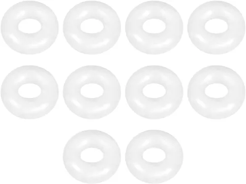 uxcell Junta tórica de silicona, 0.394 in de diámetro exterior, 0.157 in de diámetro interior, 0.118 in de ancho, junta de anillos de sellado VMQ,