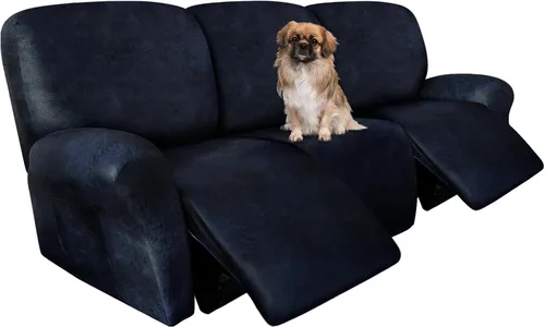 Miniatura 52 de ANARACHON Fundas para Sillas Reclinables Tipo Cuero, 4 Piezas Funda para Sillón Reclinable Lazy Boy, Protector de Muebles - Funda Suave Lavable
